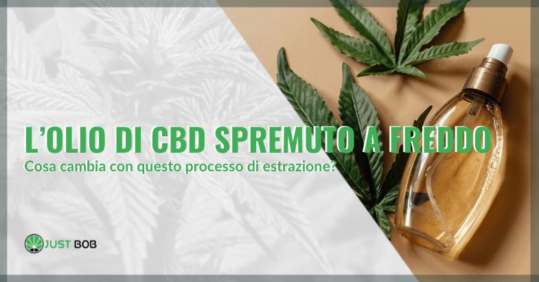 Olio di CBD spremuto a freddo | Justbob